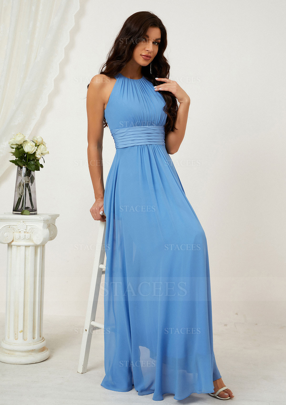 navy blue cotton dress for women Women's The Good Life Button Front Midi | Size: L Back Fit and Flare Casual Backless Dress Backless Color:Gray Snakeskin viral fashion