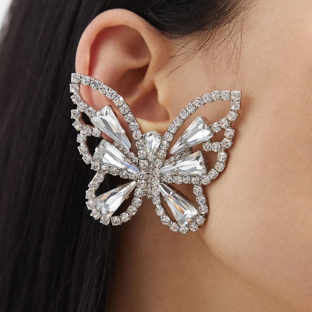 Silver Romantic Vintage Ladies' Earrings