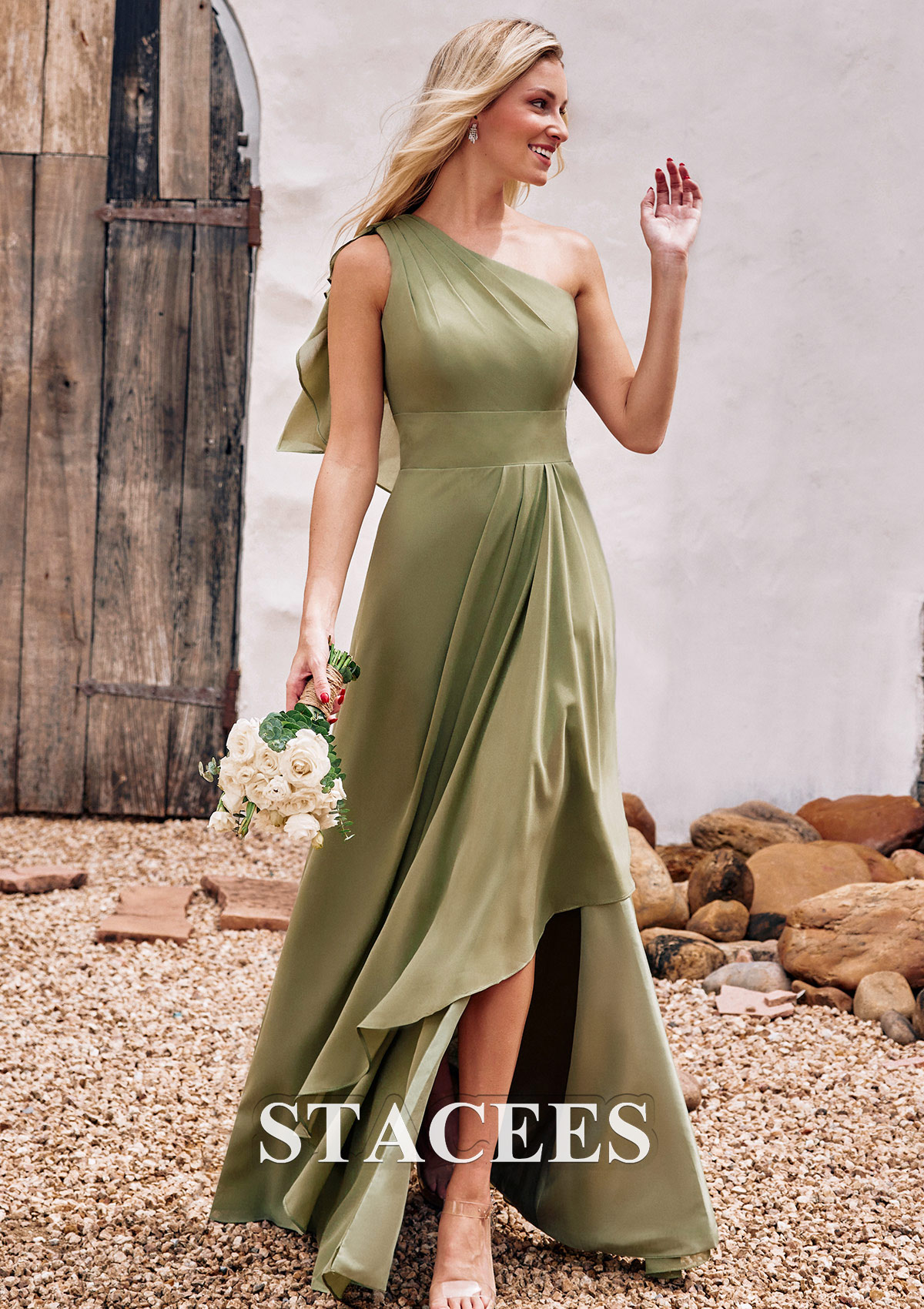 chiffon one shoulder dress Chiffon One Shoulder Dresses For Maid Of Honor