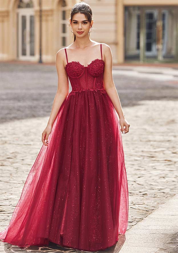 sweetheart line dress Full-length Strapless Sweetheart Neckline Bridesmaid Dress In Black