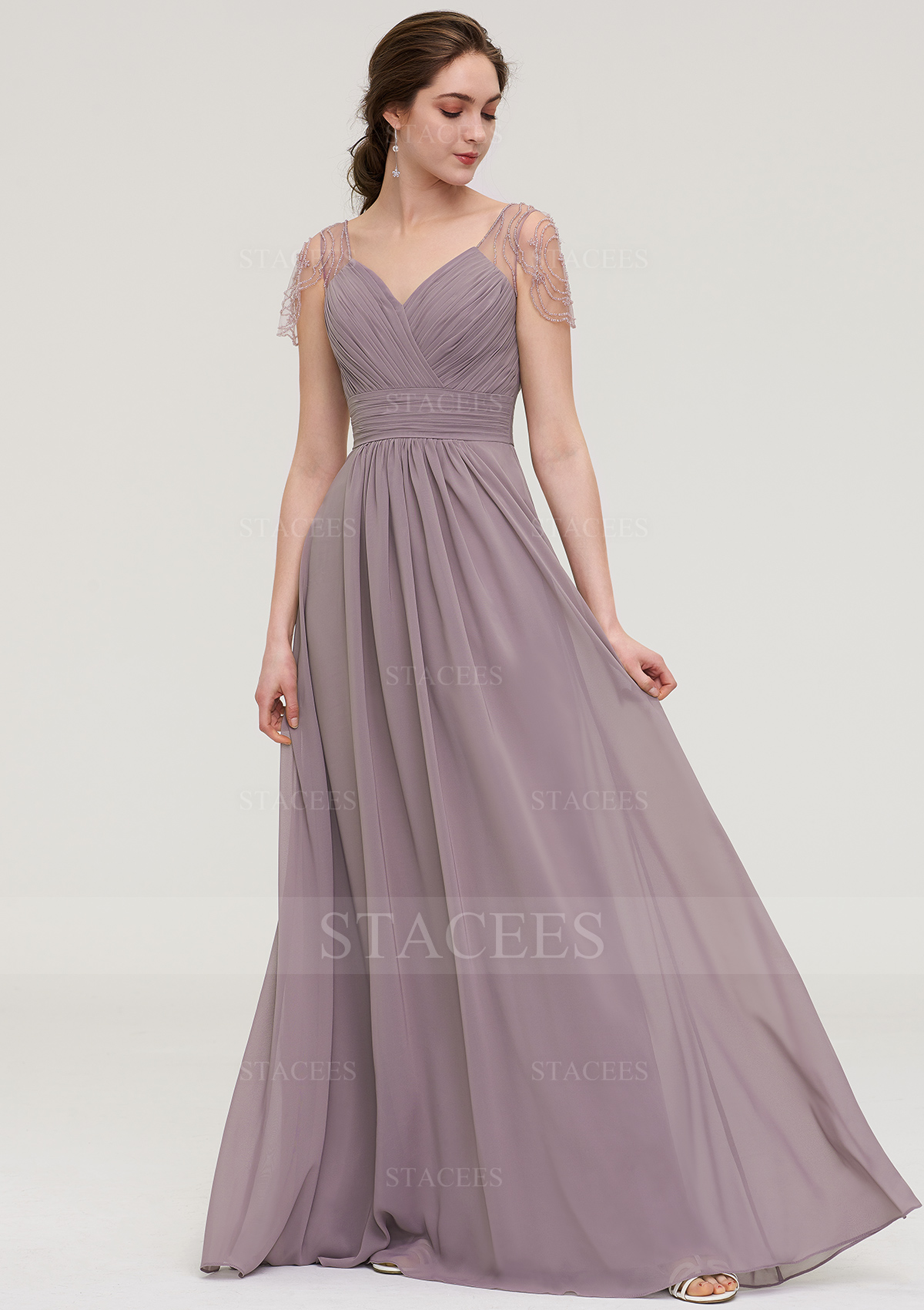 sweetheart neck bridesmaid dresses High-Low Sweetheart Neckline Bridesmaid Dress with Spaghetti Straps