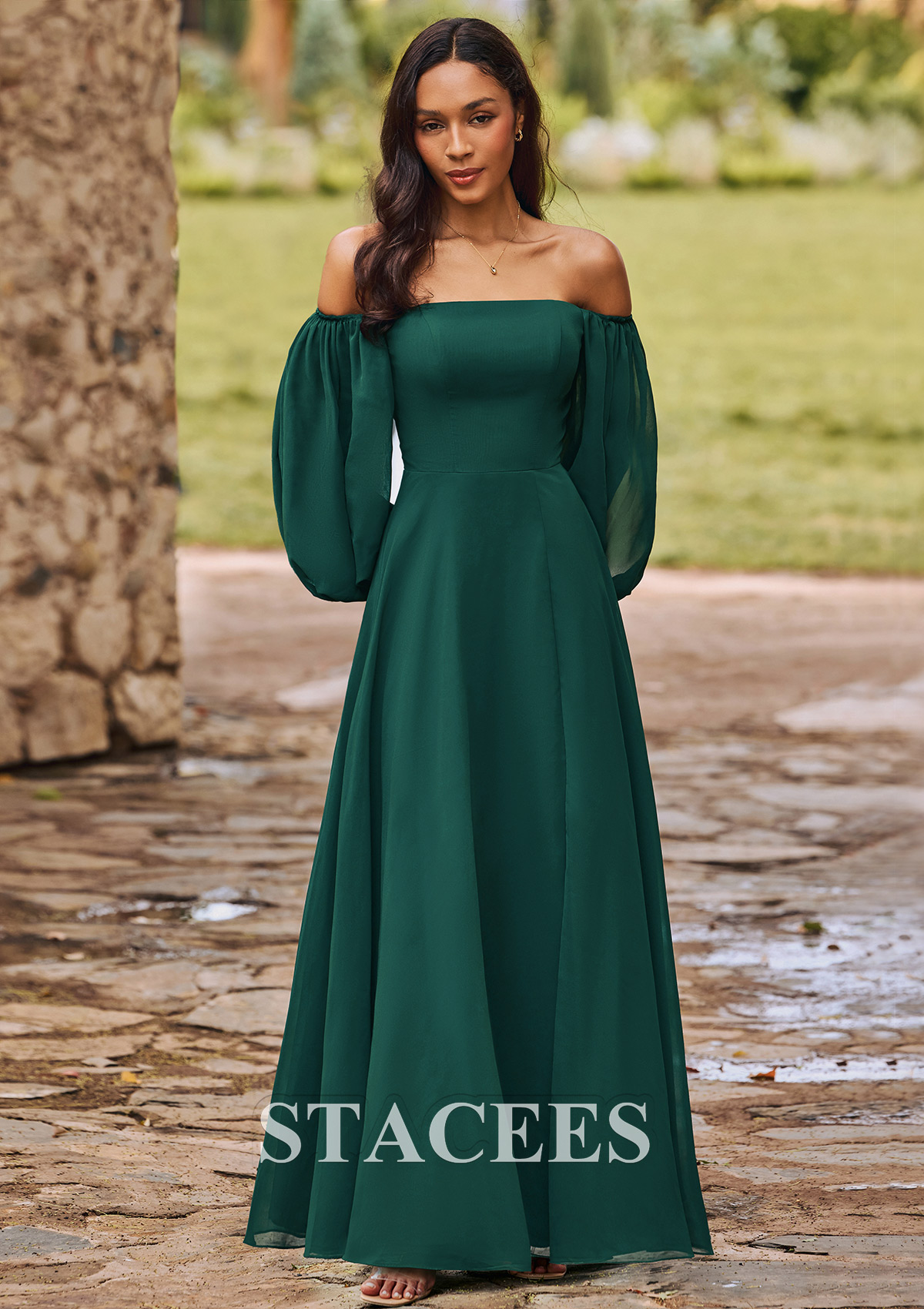 formal puff sleeve long dress Audrey Black Puff Sleeve Maxi Dress Ready to Ship