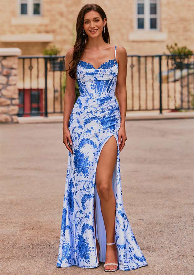ombre dresses for women Into The Sunset Pink Midi Dress  Shop the Mint Adorned with delicate spaghetti straps Ombre 2026 Prom Dresses New