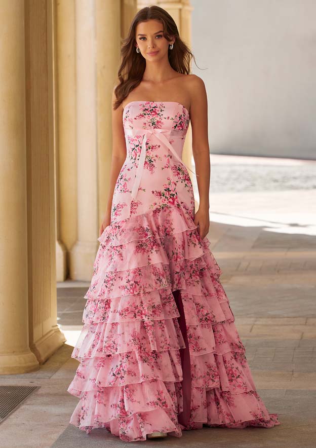 layered skirt dress Dramatic Layered Skirt Wedding Dress