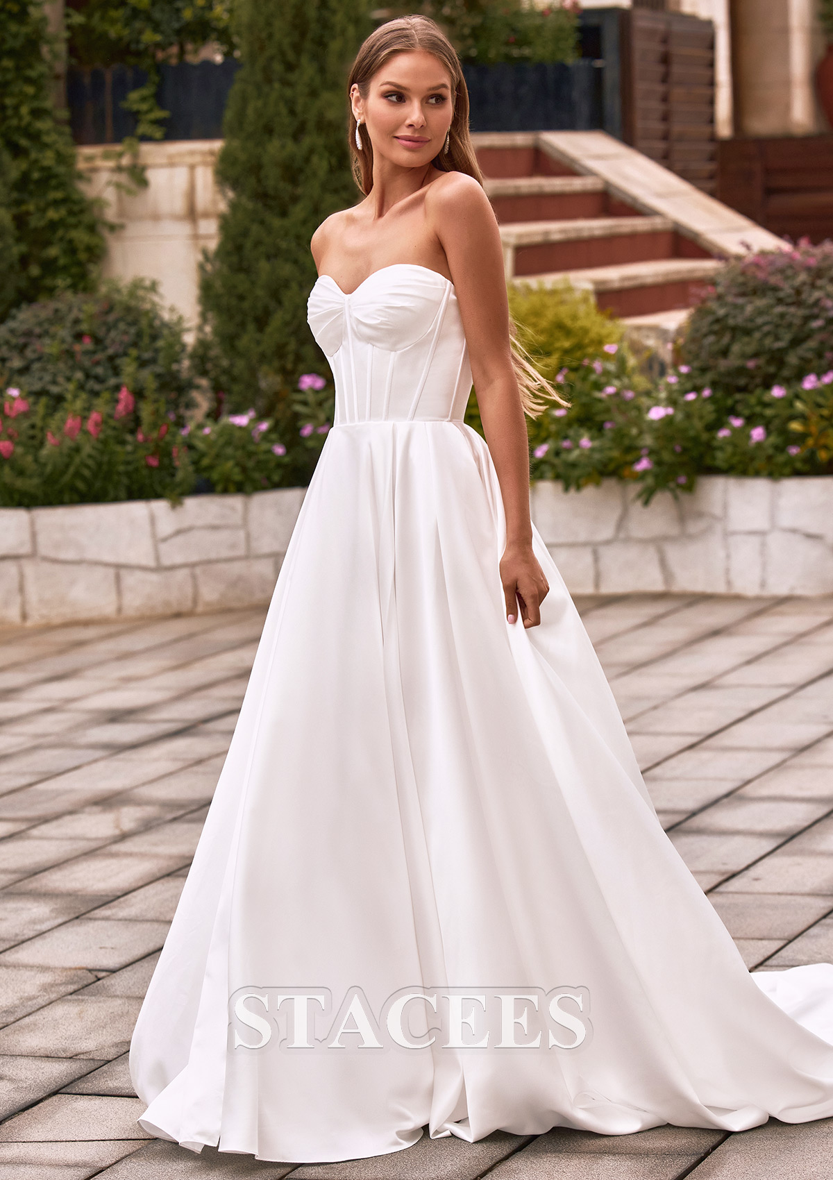 women's cute wedding dresses Andrea Leo