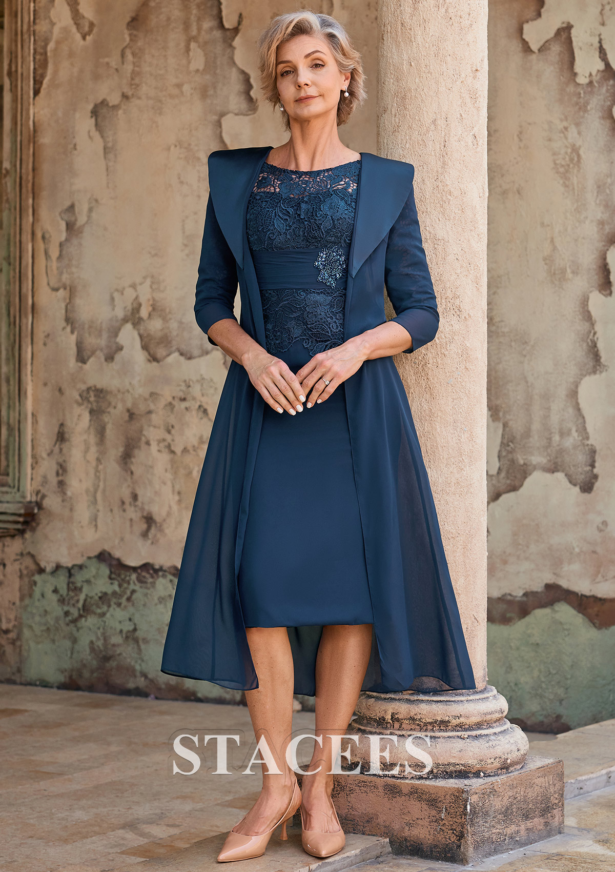 dress with chiffon jacket Felorro